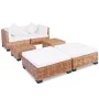 Set of 16-piece natural rattan sofas by vidaXL, Sofas - Ref: Foro24-244625, Price: 858,20 €, Discount: %