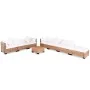 27-piece natural rattan sofa set by vidaXL, Sofas - Ref: Foro24-244623, Price: 1,00 €, Discount: %