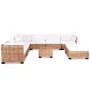 27-piece natural rattan sofa set by vidaXL, Sofas - Ref: Foro24-244623, Price: 1,00 €, Discount: %