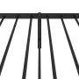 Bed frame with black metal headboard 100x200 cm by vidaXL, Beds and slatted bases - Ref: Foro24-350859, Price: 81,43 €, Disco...