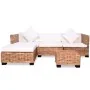 14-piece natural rattan sofa set by vidaXL, Sofas - Ref: Foro24-244626, Price: 853,11 €, Discount: %