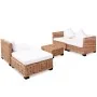 14-piece natural rattan sofa set by vidaXL, Sofas - Ref: Foro24-244626, Price: 853,11 €, Discount: %