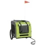 Haustier-Fahrradanhänger, Eisen-Oxford-Stoff, Grün, Grau von vidaXL, Kinderwagen für Haustiere - Ref: Foro24-93836, Preis: 10...