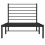 Bettgestell mit schwarzem Metallkopfteil 75x190 cm von vidaXL, Betten und Lattenroste - Ref: Foro24-352309, Preis: 56,62 €, R...