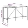 Garden table and high stools and cushions 7 pieces gray PE rattan by vidaXL, Garden sets - Ref: Foro24-3200653, Price: 584,41...