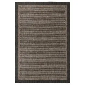 Alfombra de exterior de tejido plano marrón oscuro 160x230 cm de vidaXL, Alfombras - Ref: Foro24-340846, Precio: 72,16 €, Des...