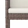 Garden table and high stools 7 pieces with brown PE rattan cushions by vidaXL, Garden sets - Ref: Foro24-3200649, Price: 585,...