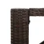 Gartentisch und Hochhocker 5 Stück und braune PE-Rattankissen von vidaXL, Gartensets - Ref: Foro24-3200666, Preis: 466,81 €, ...