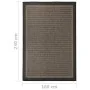 Dunkelbrauner Flachgewebe-Outdoorteppich 160x230 cm von vidaXL, Teppiche - Ref: Foro24-340846, Preis: 72,16 €, Rabatt: %