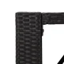Garden table and high stools and cushions 7 pieces black PE rattan by vidaXL, Garden sets - Ref: Foro24-3200664, Price: 698,6...
