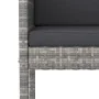 Garden table and high stools 5 pieces with gray PE rattan cushions by vidaXL, Garden sets - Ref: Foro24-3200668, Price: 523,6...