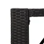 Garden table and high stools 5 pieces and black PE rattan cushions by vidaXL, Garden sets - Ref: Foro24-3200670, Price: 481,4...