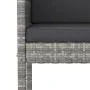 5-piece garden table and high stools with gray PE rattan cushions by vidaXL, Garden sets - Ref: Foro24-3200659, Price: 416,49...
