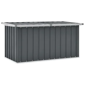 Graue Garten-Aufbewahrungsbox 129x67x65 cm von vidaXL, Aufbewahrungsboxen für den Außenbereich - Ref: Foro24-46262, Preis: 74...