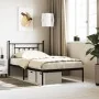 Estructura de cama con cabecero metal negro 107x203 cm de vidaXL, Camas y somieres - Ref: Foro24-353533, Precio: 85,49 €, Des...