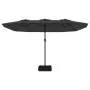 Anthrazitgrauer Doppelschirm 449x245 cm von vidaXL, Sonnenschirme - Ref: Foro24-362947, Preis: 166,00 €, Rabatt: %