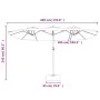 Anthrazitgrauer Doppelschirm 449x245 cm von vidaXL, Sonnenschirme - Ref: Foro24-362947, Preis: 166,00 €, Rabatt: %