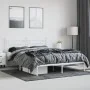 Metal bed frame with white headboard 183x213 cm by vidaXL, Beds and slatted bases - Ref: Foro24-353591, Price: 106,14 €, Disc...