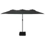 Sombrilla doble negro 449x245 cm de vidaXL, Sombrillas - Ref: Foro24-362951, Precio: 165,37 €, Descuento: %