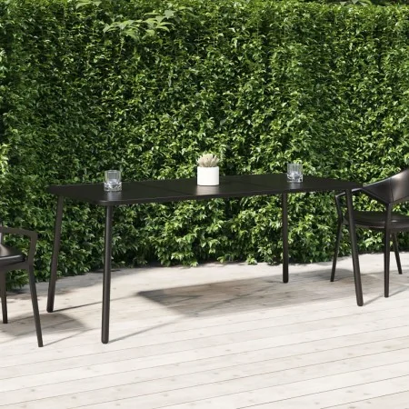 Anthrazitgrauer Gartentisch aus Stahl 165x80x71 cm von vidaXL, Gartentische - Ref: Foro24-362740, Preis: 170,16 €, Rabatt: %