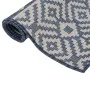 Alfombra de exterior de tejido plano rayas azules 80x150 cm de vidaXL, Alfombras - Ref: Foro24-340834, Precio: 25,72 €, Descu...