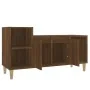 Brown oak plywood TV stand 100x35x55 cm by vidaXL, TV Furniture - Ref: Foro24-821179, Price: 55,36 €, Discount: %