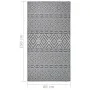 Alfombra de exterior de tejido plano rayas azules 80x150 cm de vidaXL, Alfombras - Ref: Foro24-340834, Precio: 25,72 €, Descu...