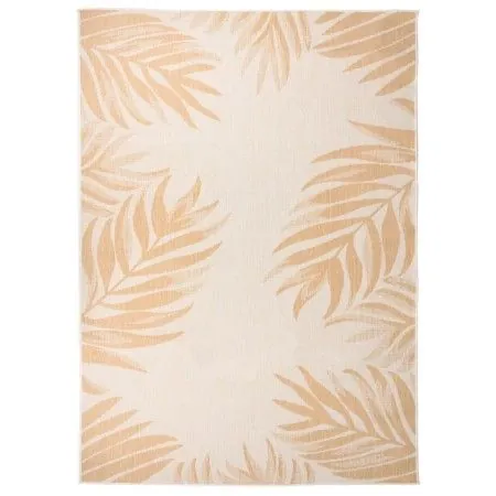 Alfombra de exterior tejido plano estampado de hoja 140x200 cm de vidaXL, Alfombras - Ref: Foro24-340858, Precio: 35,49 €, De...