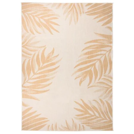 Flachgewebter Outdoor-Teppich mit Blattmuster, 140 x 200 cm von vidaXL, Teppiche - Ref: Foro24-340858, Preis: 34,32 €, Rabatt: %