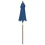 Gartenschirm mit hellblauer Holzstange 196x231 cm von vidaXL, Sonnenschirme - Ref: Foro24-363166, Preis: 54,56 €, Rabatt: %