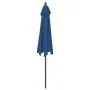 Gartenschirm mit hellblauer Holzstange 299x240 cm von vidaXL, Sonnenschirme - Ref: Foro24-363174, Preis: 96,93 €, Rabatt: %