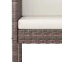 Garden table and high stools 7 pieces with brown PE rattan cushions by vidaXL, Garden sets - Ref: Foro24-3200663, Price: 644,...