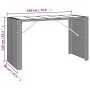 Gartenhochstuhl und Hocker Set 7 Stück mit Kissen aus PE-Rattan Braun von vidaXL, Gartensets - Ref: Foro24-3200663, Preis: 64...