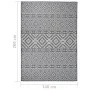 Outdoor flat weave rug with blue stripes 140x200 cm by vidaXL, Rugs - Ref: Foro24-340838, Price: 47,78 €, Discount: %