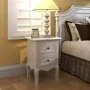 Mesitas de noche con 2 cajones 2 unidades MDF blanca de vidaXL, Mesitas de noche - Ref: Foro24-60638, Precio: 169,35 €, Descu...