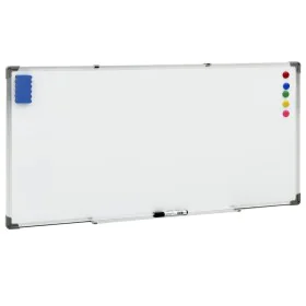 White steel magnetic whiteboard 110x60 cm by vidaXL, White boards - Ref: Foro24-150737, Price: 74,48 €, Discount: %
