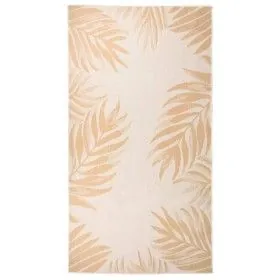 Flachgewebter Outdoor-Teppich mit Blattdruck, 80 x 150 cm von vidaXL, Teppiche - Ref: Foro24-340855, Preis: 23,62 €, Rabatt: %