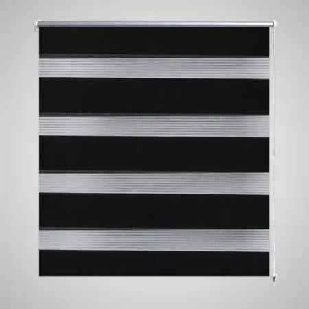 Zebra Blind 60 x 120 cm Black by vidaXL, Blinds and blinds - Ref: Foro24-240192, Price: 19,57 €, Discount: %