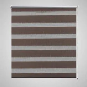 Zebra Blind 60 x 120 cm Coffee by vidaXL, Blinds and blinds - Ref: Foro24-240193, Price: 18,50 €, Discount: %
