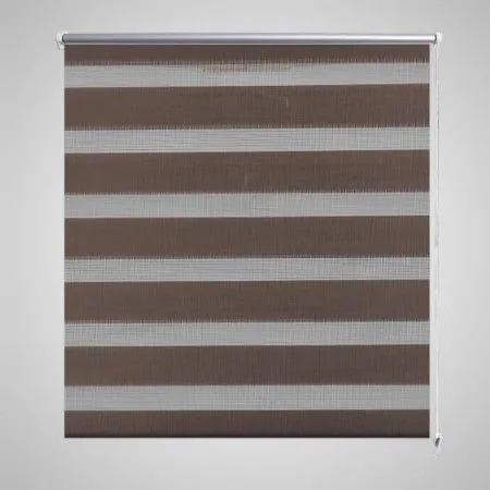Zebra Blind 60 x 120 cm Coffee by vidaXL, Blinds and blinds - Ref: Foro24-240193, Price: 18,50 €, Discount: %