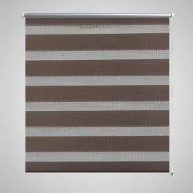 Zebra Blind 70 x 120 cm Coffee by vidaXL, Blinds and blinds - Ref: Foro24-240197, Price: 20,92 €, Discount: %