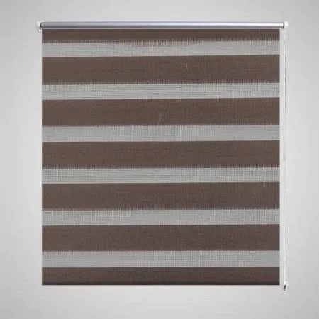 Zebra Blind 80 x 150 cm Brown by vidaXL, Blinds and blinds - Ref: Foro24-240201, Price: 21,82 €, Discount: %