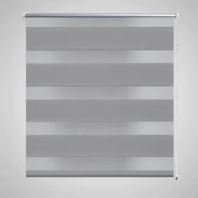 Zebra-Rollo, 90 x 150 cm, Grau von vidaXL, Jalousien und Jalousien - Ref: Foro24-240207, Preis: 22,31 €, Rabatt: %