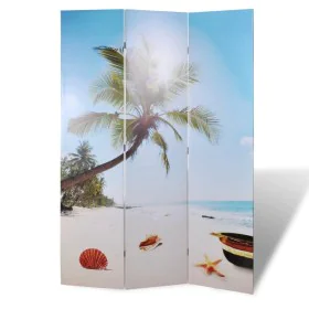 Paravent, faltbar, 120 x 170 cm, Strand von vidaXL, Raumteiler - Ref: Foro24-240474, Preis: 83,62 €, Rabatt: %