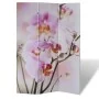 Folding room divider screen with flowers 120x170 cm by vidaXL, Room dividers - Ref: Foro24-240475, Price: 107,47 €, Discount: %