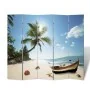 Faltwandteiler 200x170 cm Strand von vidaXL, Raumteiler - Ref: Foro24-240478, Preis: 135,36 €, Rabatt: %