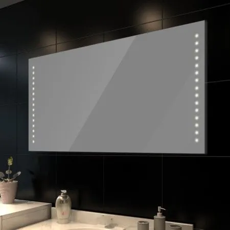Wall mirror with LED lights 100x60 cm by vidaXL, Mirrors - Ref: Foro24-240513, Price: 78,69 €, Discount: %