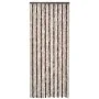 Beige and light brown chenille mosquito net curtain 90x220 cm by vidaXL, Mosquito nets for windows - Ref: Foro24-240571, Pric...