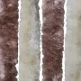 Beige and light brown chenille mosquito net curtain 90x220 cm by vidaXL, Mosquito nets for windows - Ref: Foro24-240571, Pric...