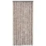 Beige and light brown chenille mosquito net curtain 100x220 cm. by vidaXL, Mosquito nets for windows - Ref: Foro24-240572, Pr...